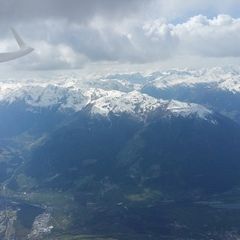 Flugwegposition um 11:55:57: Aufgenommen in der Nähe von Mals, Bozen, Italien in 3815 Meter